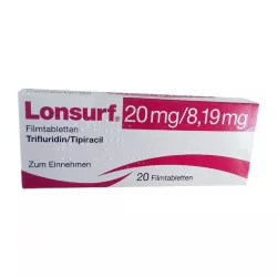 Лонсурф (Lonsurf) 20мг/8,19мг табл. 20шт
